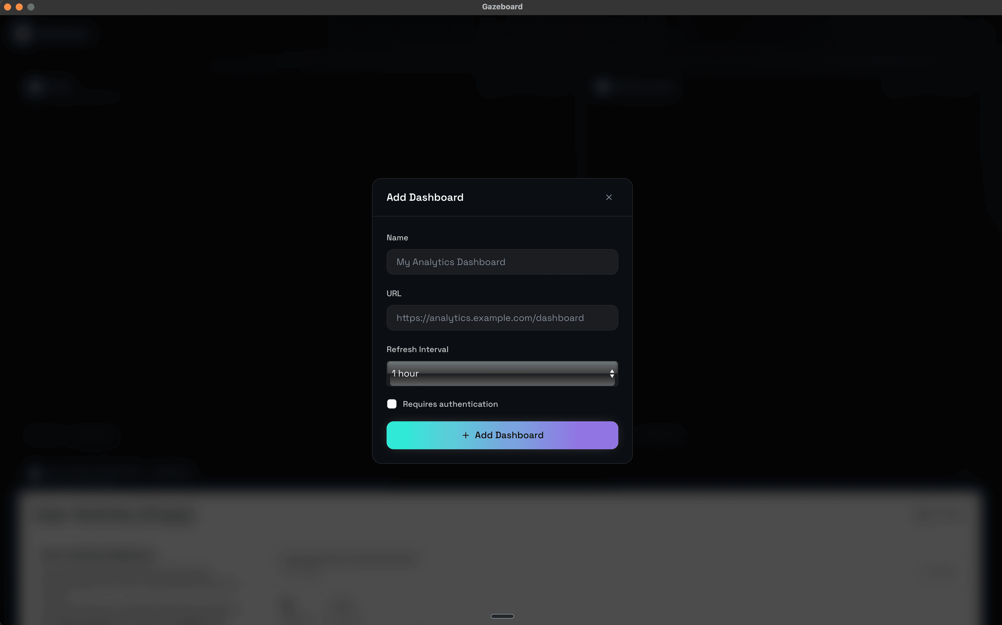 Configure your dashboards