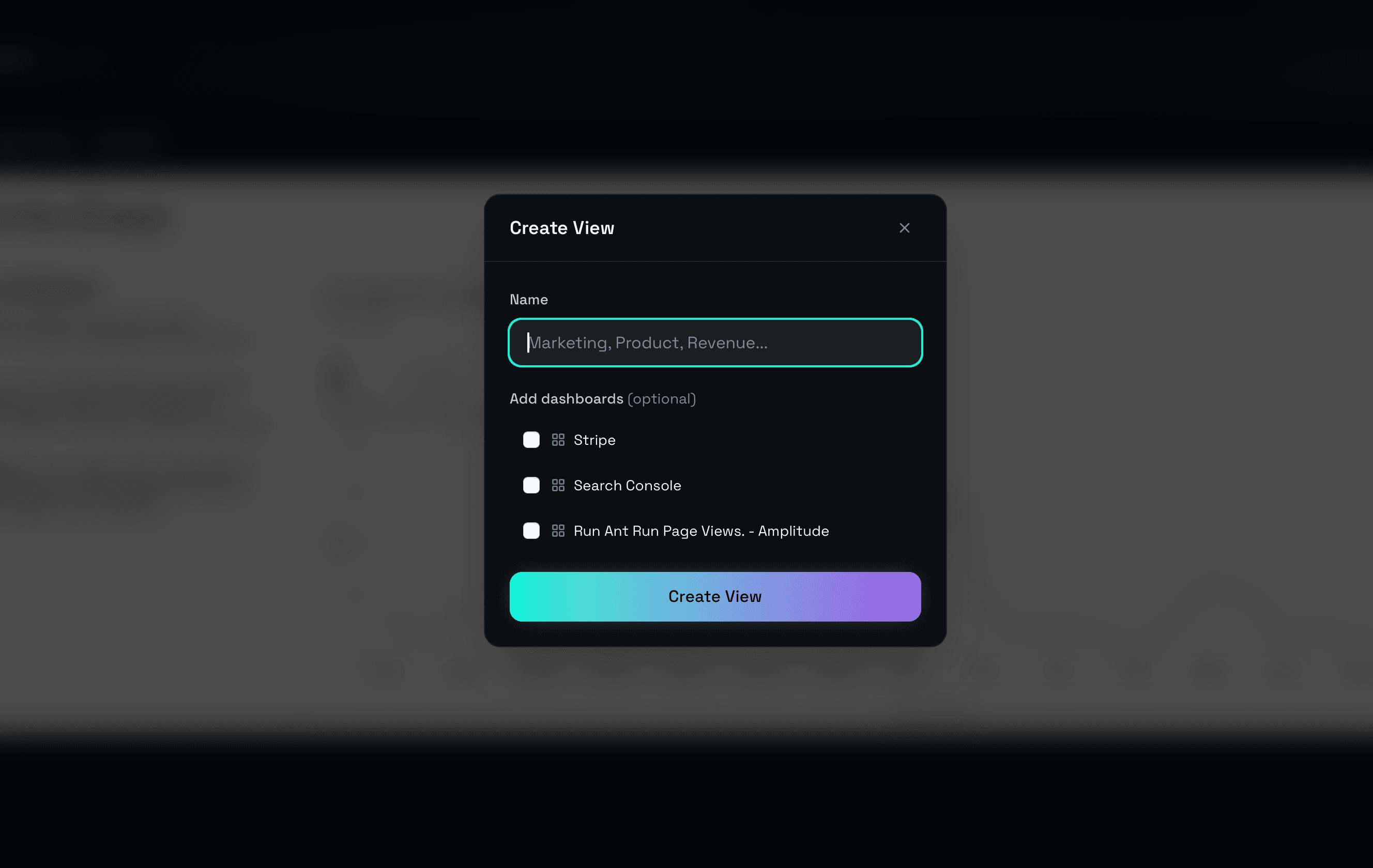 Customise your layout with views
